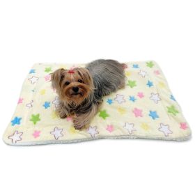 Ultra Plush Colorful Stars Blanket (Color: Pink, size: 50" x 30")