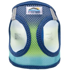 American River Choke Free Dog Harness Ombre Collection (Color: Northern Lights, size: 3X-Large)