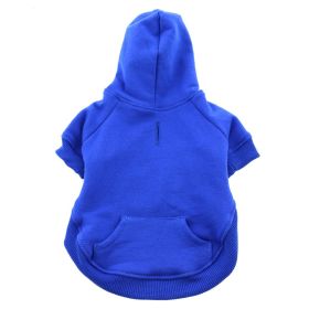 Flex-Fit Dog Hoodie (Color: Blue, size: 2X-Large)