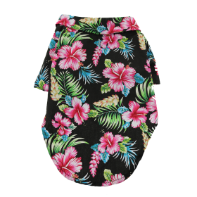 aHawaiian Camp Shirt (Color: Paradise Nights, size: 2X-Large)