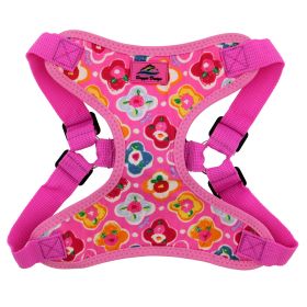 Wrap and Snap Choke Free Dog Harness by Doggie Design (Color: Maui Pink, size: small)